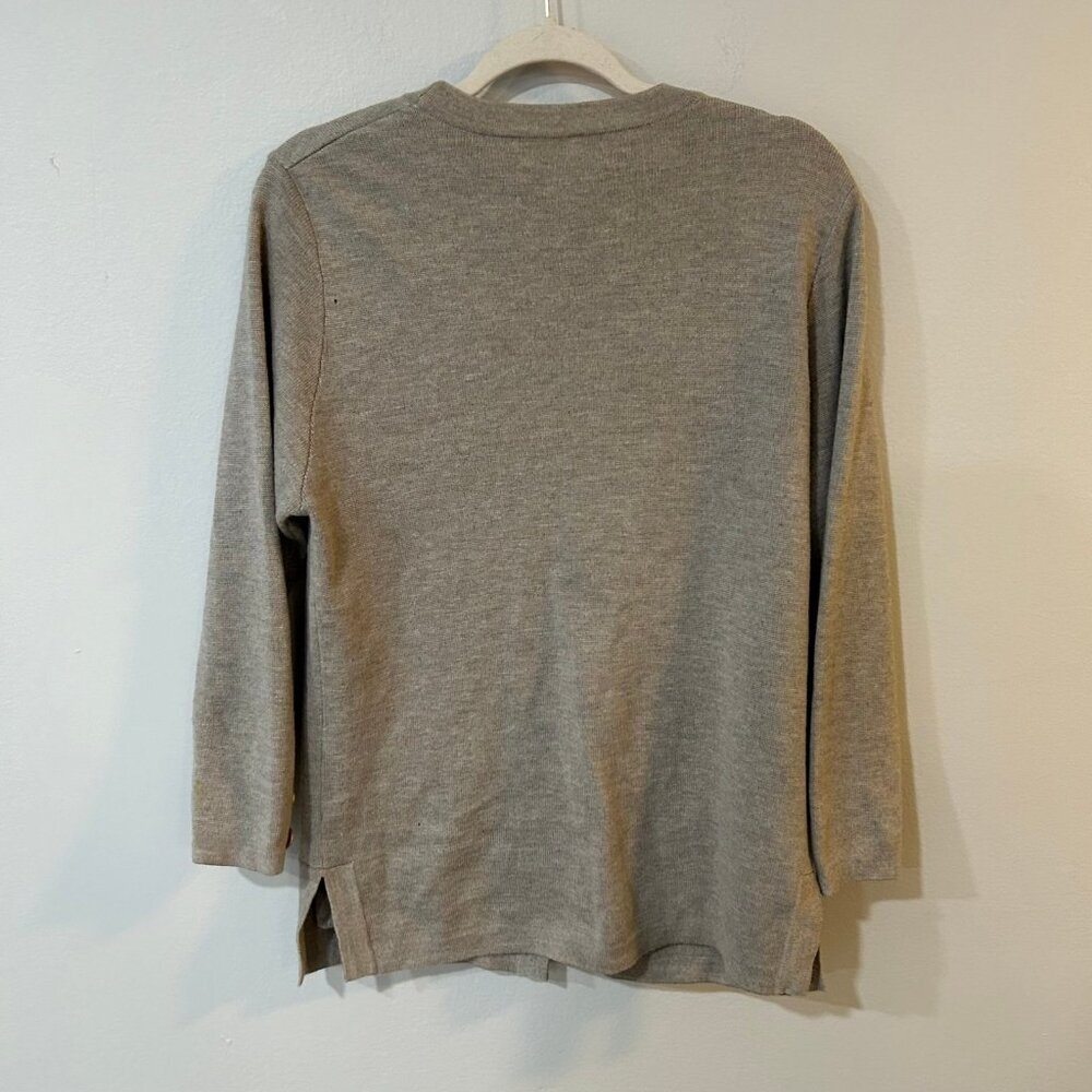 Classiques Entier 100% Pure Wool Button Down Ivor… - image 5